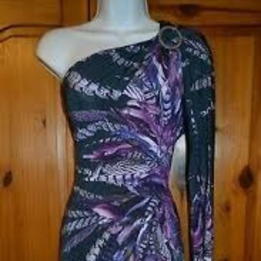 JustCavalli one shoulder dress